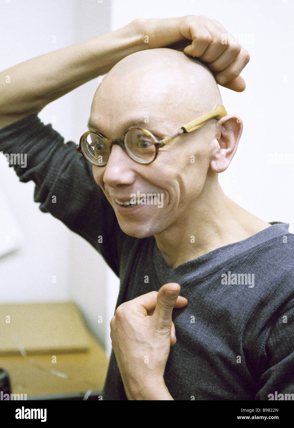 <b>Anvar Libabov</b> Litsedei pantomime theatre director Stock Photo - anvar-libabov-litsedei-pantomime-theatre-director-B9822N