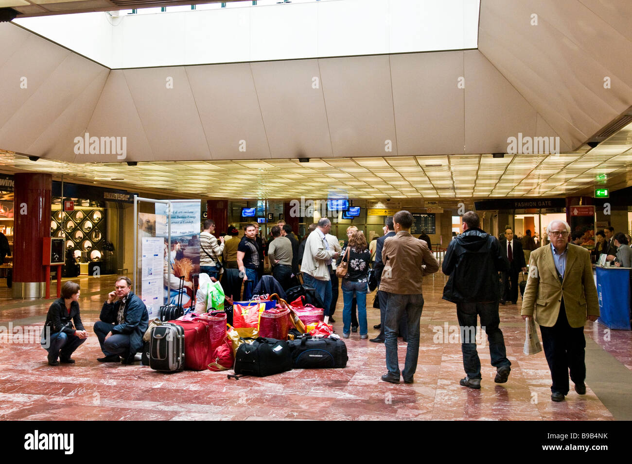 Guglielmo Marconi airport Bologna Stock Photo, Royalty Free Image
