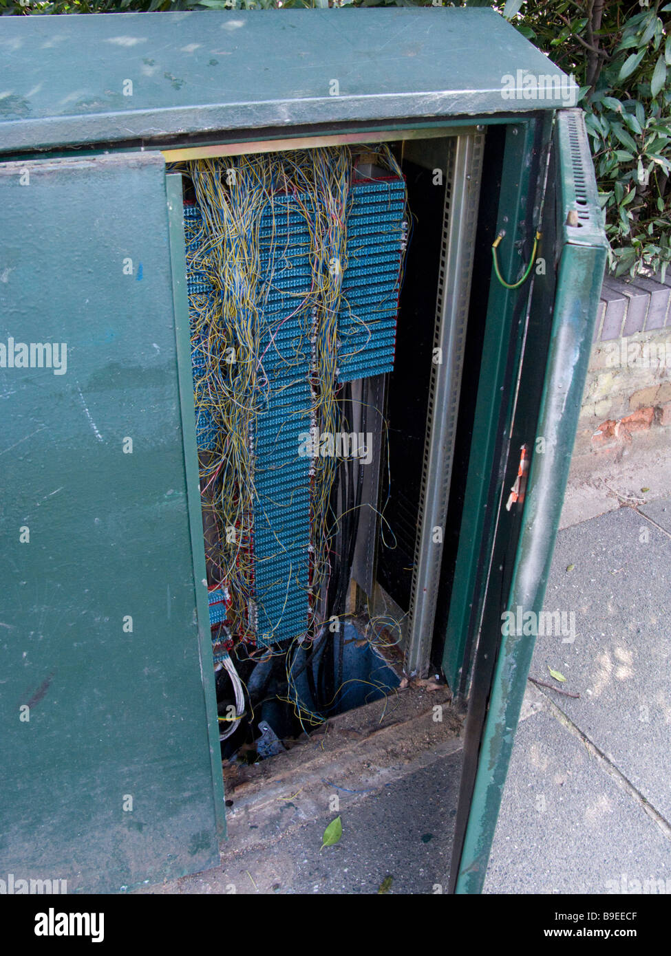 Virgin Media cable TV / broadband connection junction box in the Stock