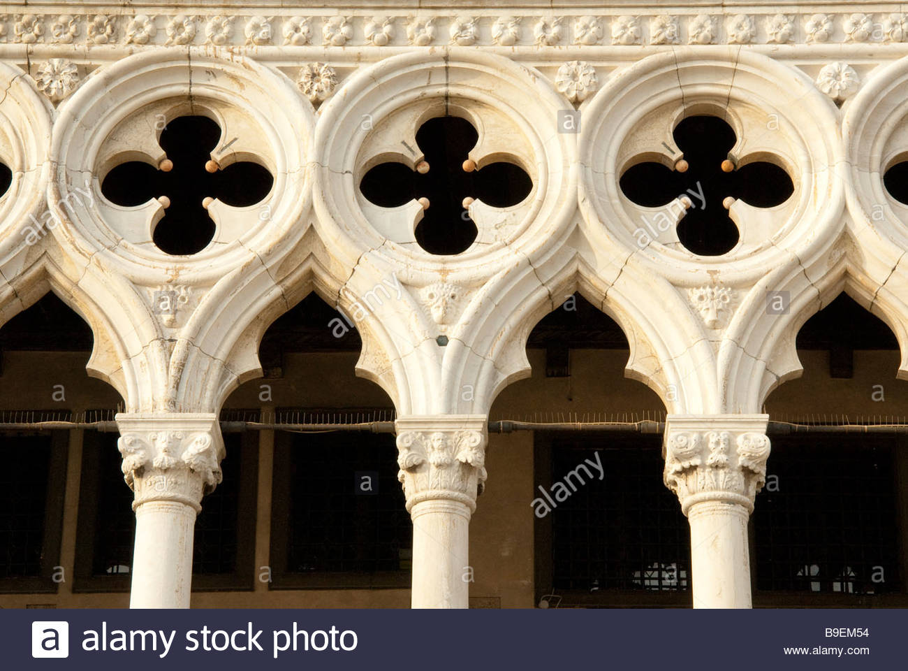Venetian Gothic venetian gothic architecture of the doges palace in venice italy Venetian Gothic venetian gothic architecture of the doges palace in venice italy