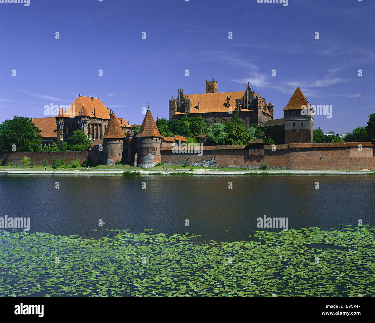poland masuria marie-castle city view malbork city high-palace poland masuria marie-castle city view malbork city high-palace