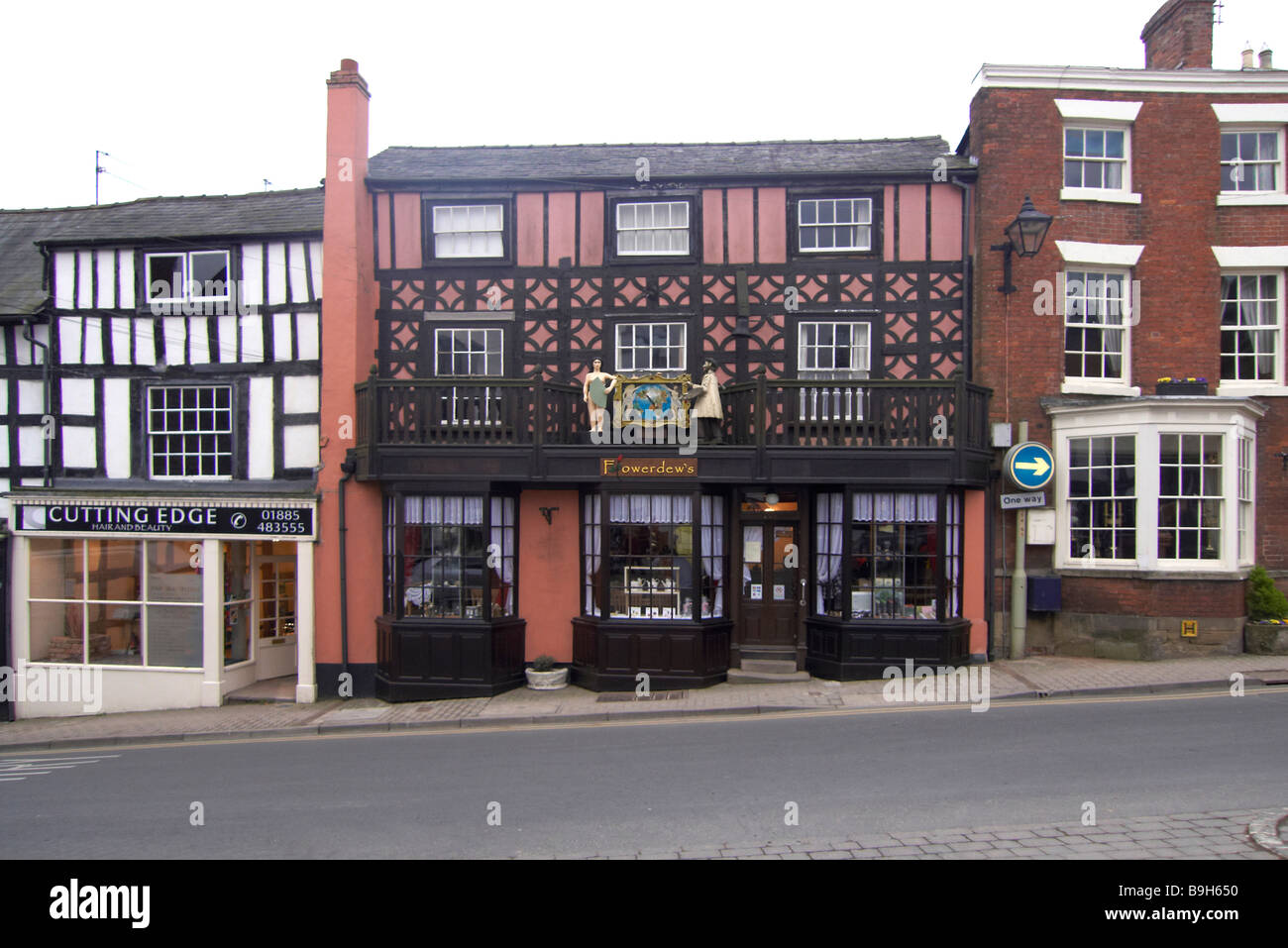 historic building in bromyard herefordshire Stock Photo, Royalty Free