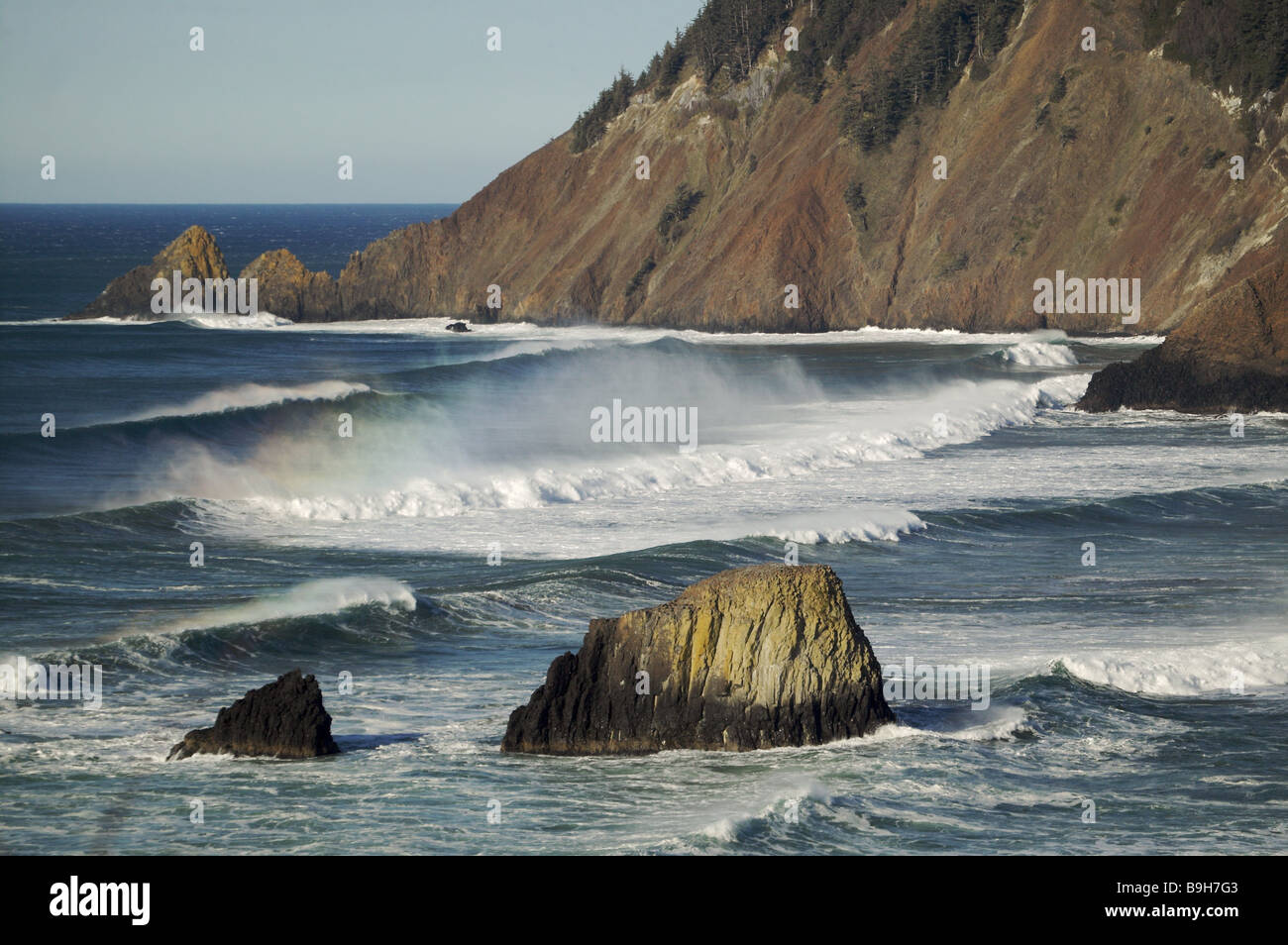 usa oregon ecola state park cannon beach lake surf north usa oregon ecola state park cannon beach lake surf north