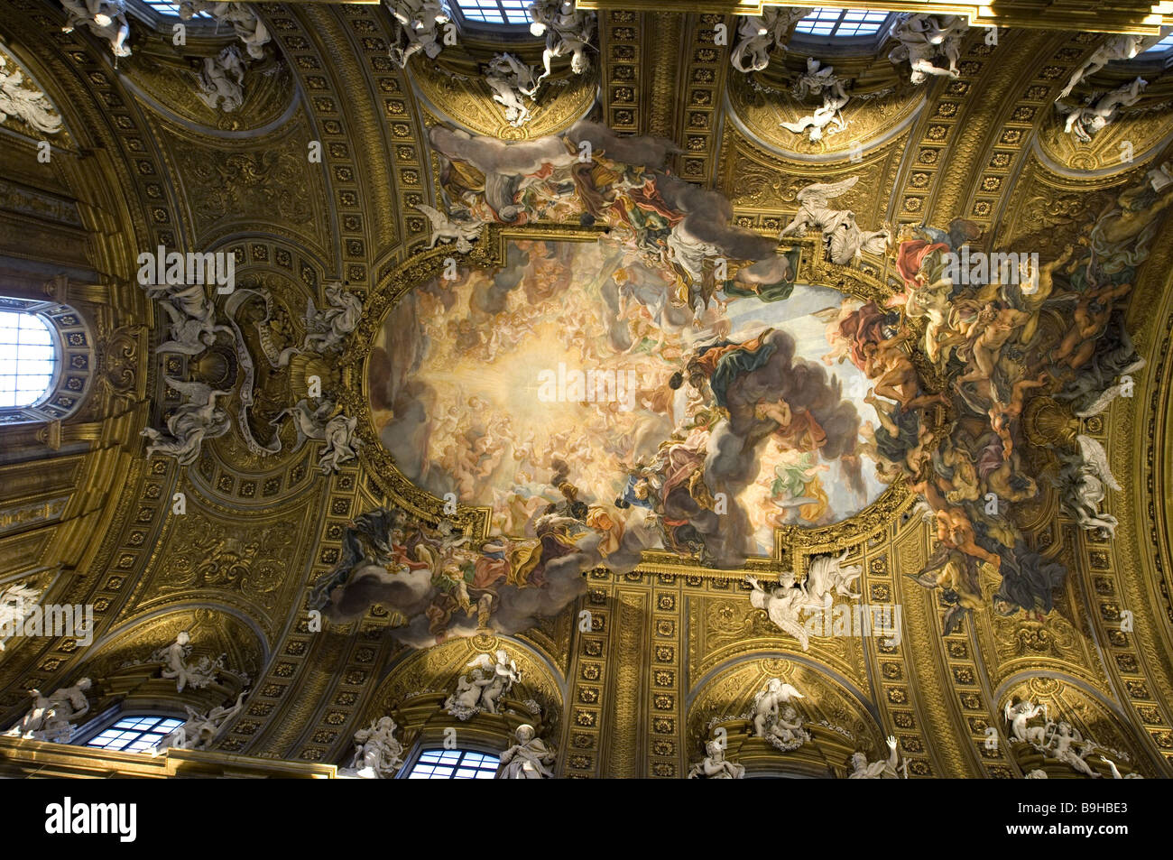 rome italy baroque interior of the church of santa maria della rome italy baroque interior of the church of santa maria della