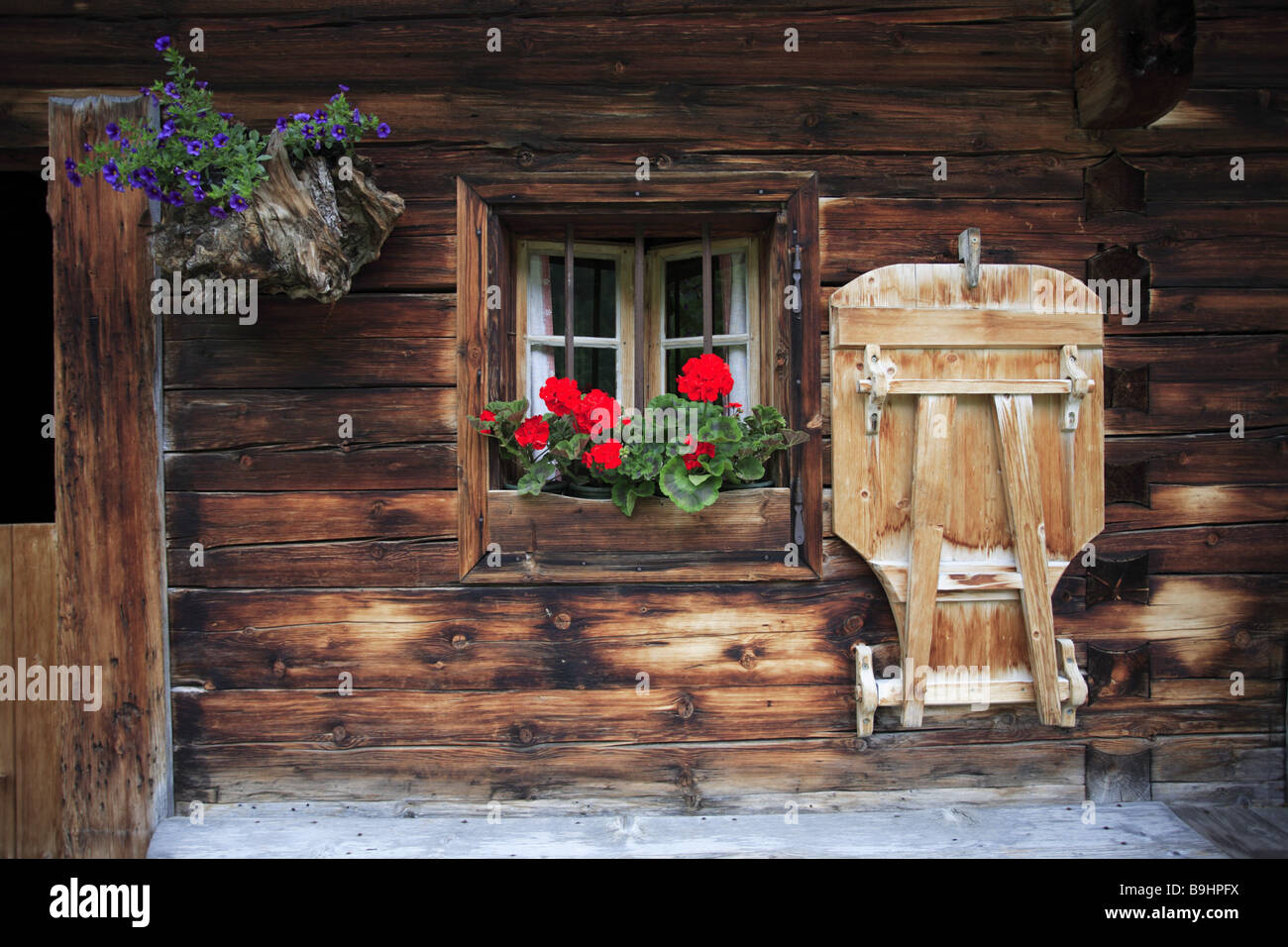 Austria Tyrol House Old Rustic Detail Door Windows Flower Boxes Bank Spring Karwendel Region Wood Residence Farmhouse Austria Tyrol House Old Rustic Detail Door Windows Flower Boxes Bank Spring Karwendel Region Wood Residence Farmhouse
