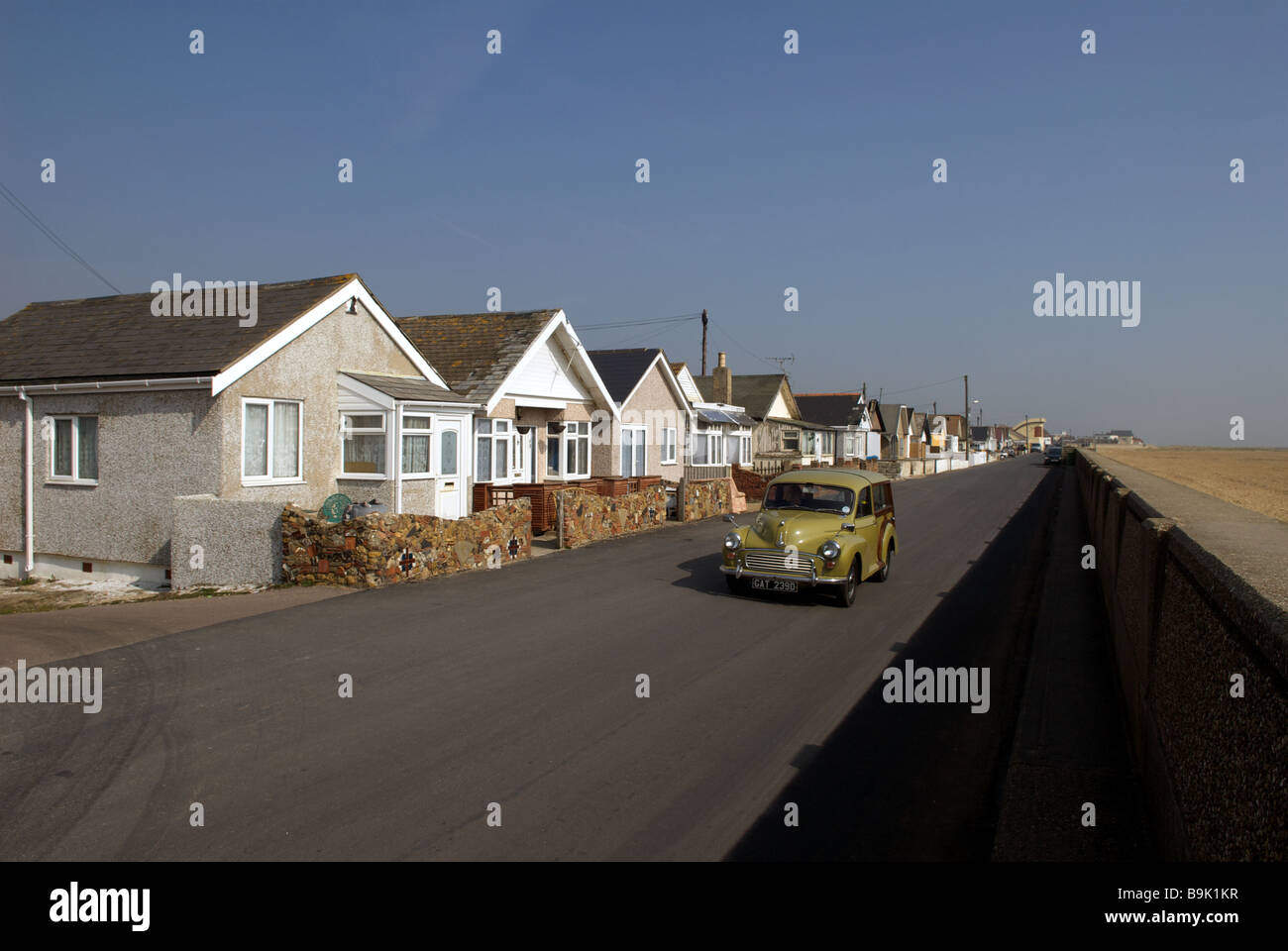 Residential properties, Jaywick near ClactononSea, Essex, UK Stock