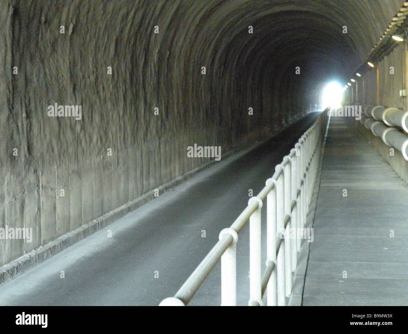 Underground tunnel at Samphire Hoe, Dover, Kent, UK Stock Photo, Royalty Free Image 23201022