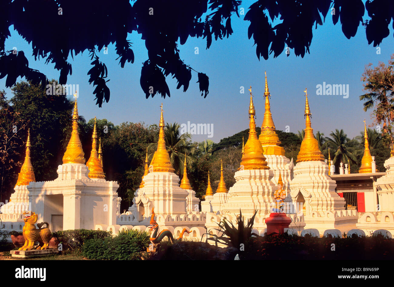 Thailand, Lampang province, town of Lampang, Wat Chedi Sao Lang Stock