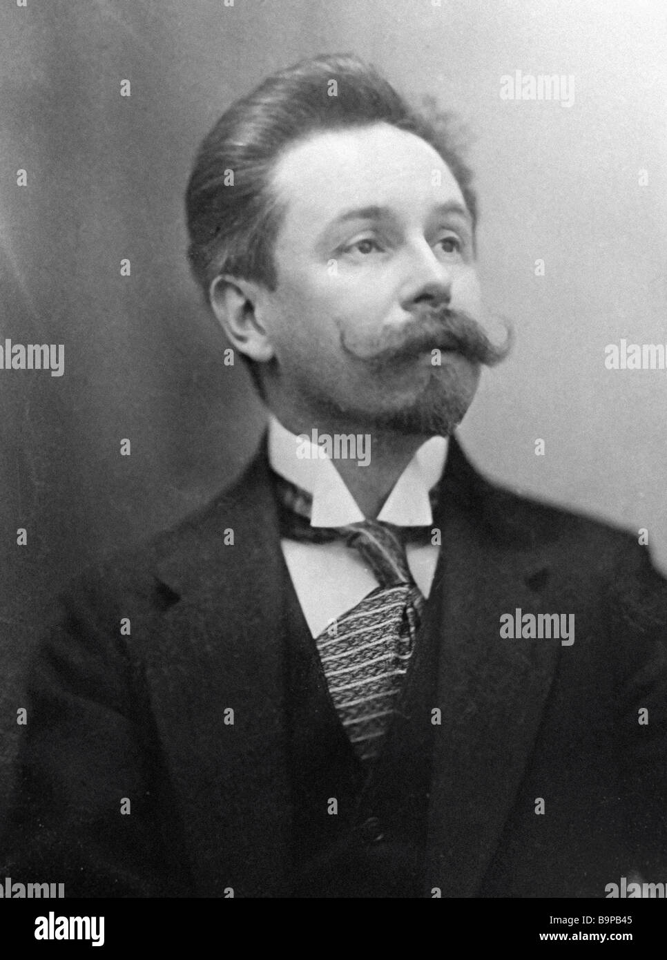 Russian composer and pianist Alexander Skriabin Stock Photo, Royalty