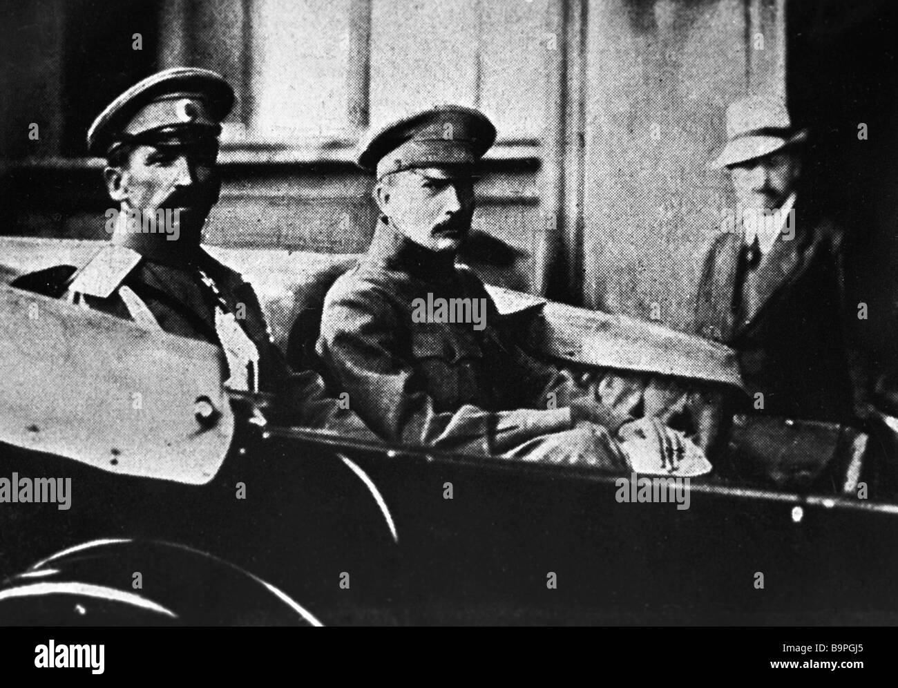 General Kornilov and Boris Savinkov leader of the Socialist Stock Photo ...
