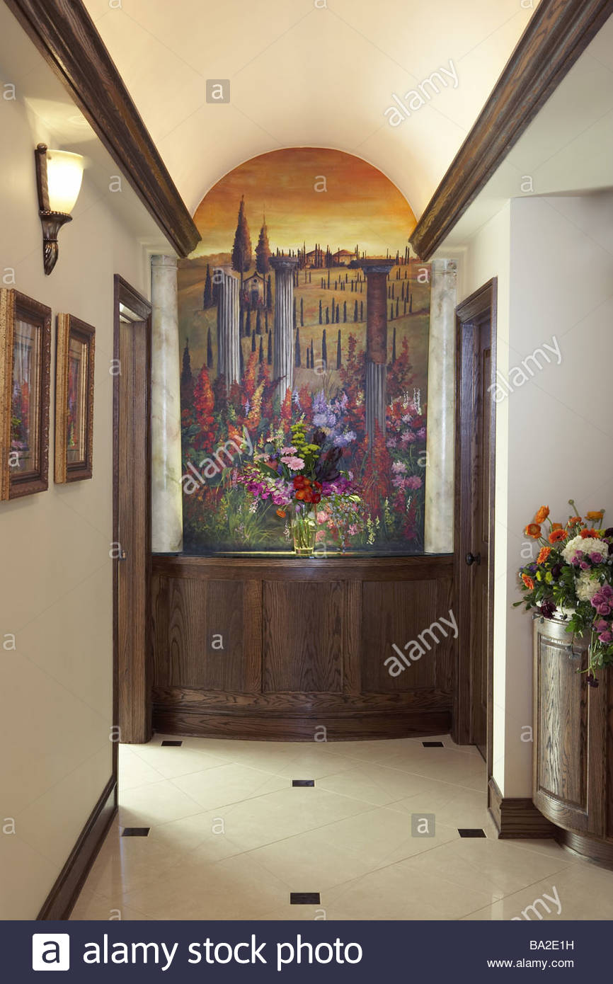 hotel hall murals buildings tile-ground wood-furniture pictures hotel hall murals buildings tile-ground wood-furniture pictures