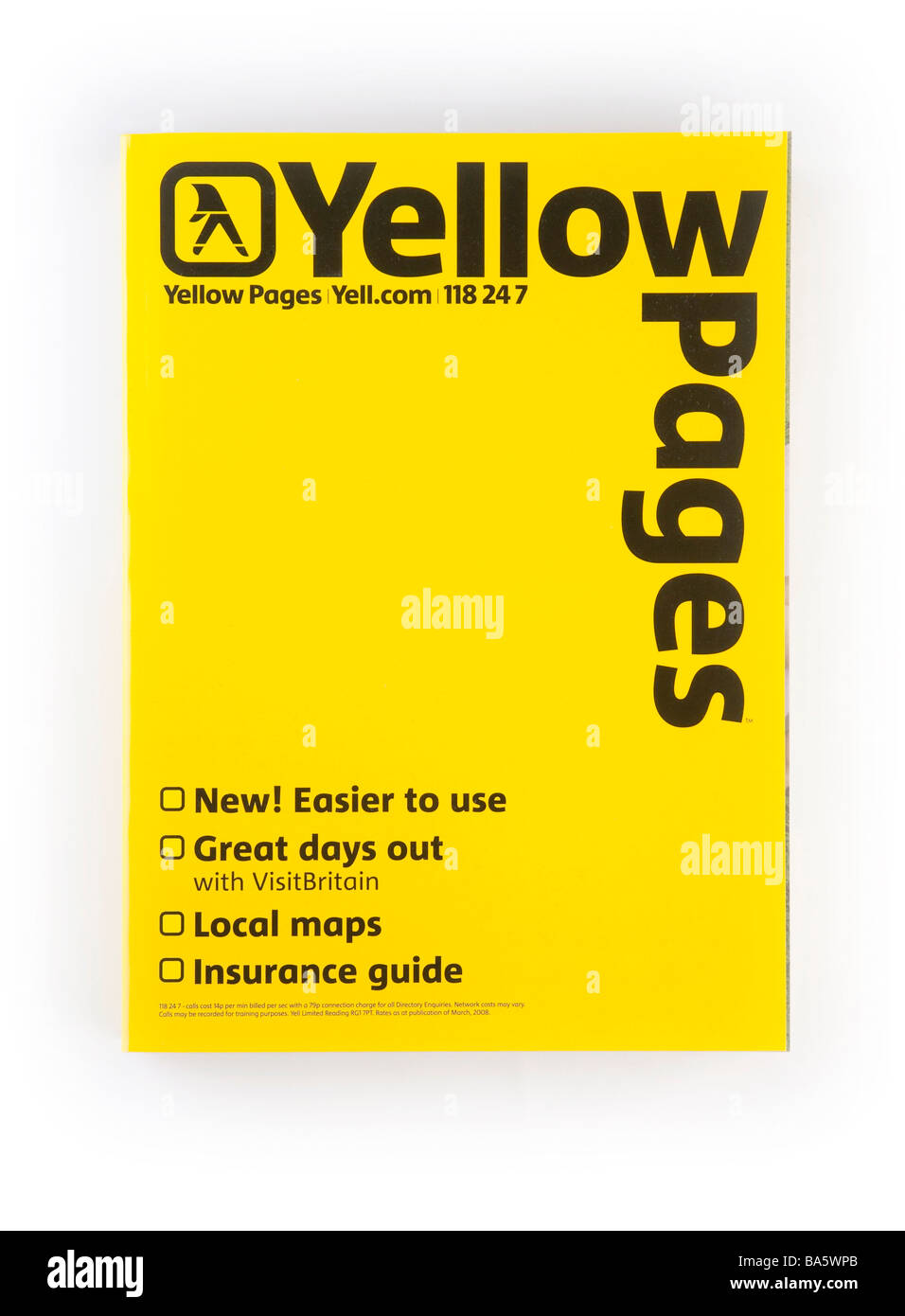 yellow pages phone directory book BA5WPB