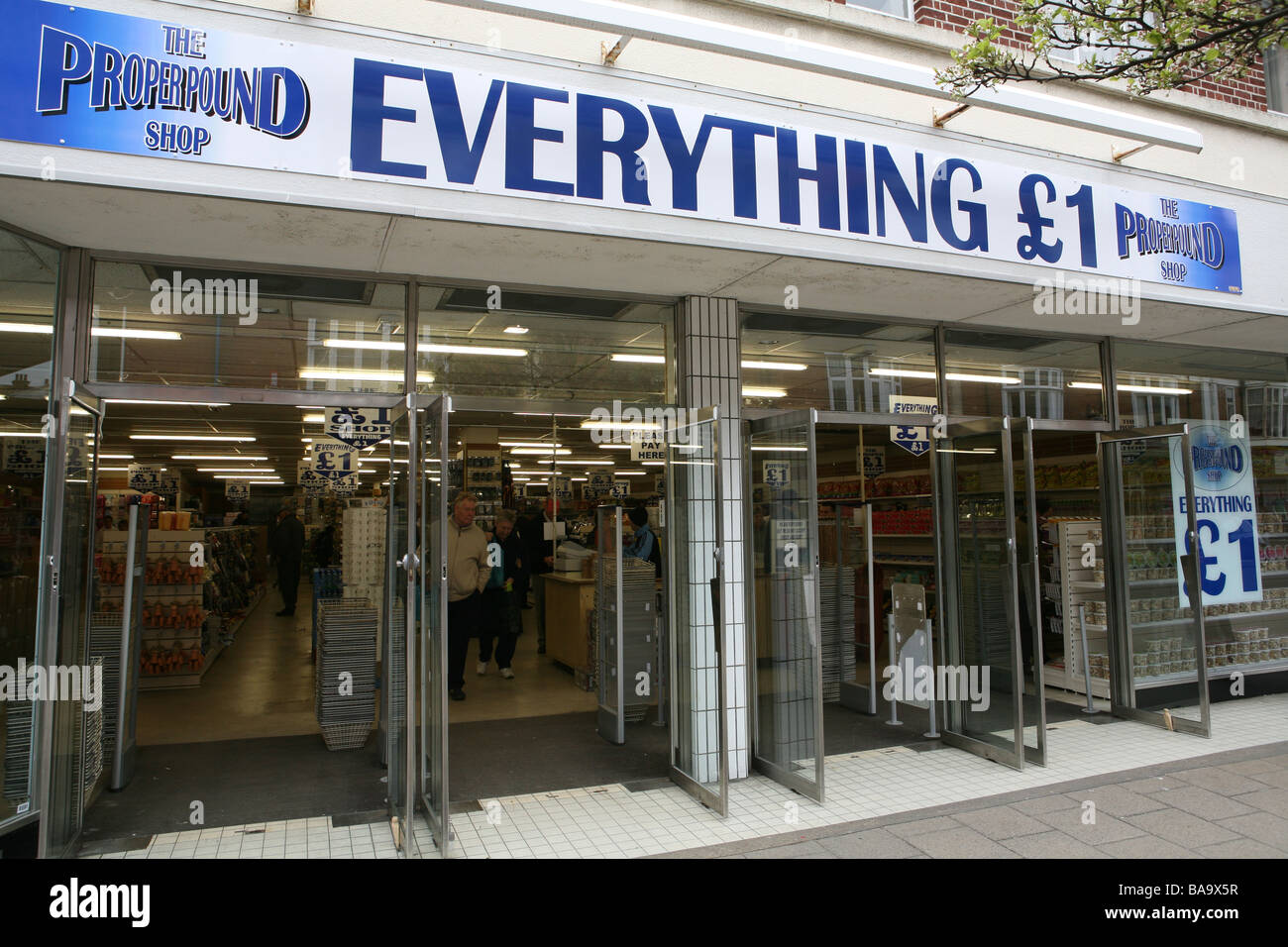general view of the the proper poundshop pound shop in general view of the the proper poundshop pound shop in