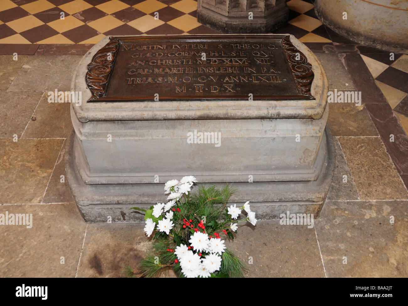 Tomb of Martin Luther, Wittenberg, Germany Stock Photo, Royalty Free