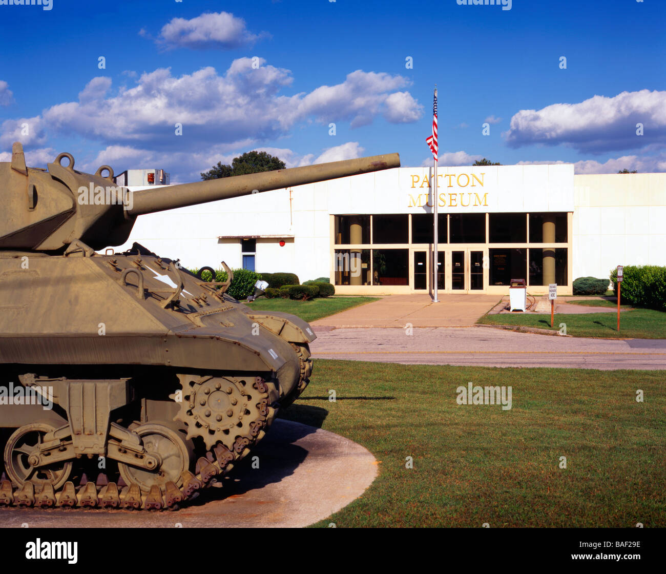 General Patton Museum in Fort Knox, Kentucky with army tank in