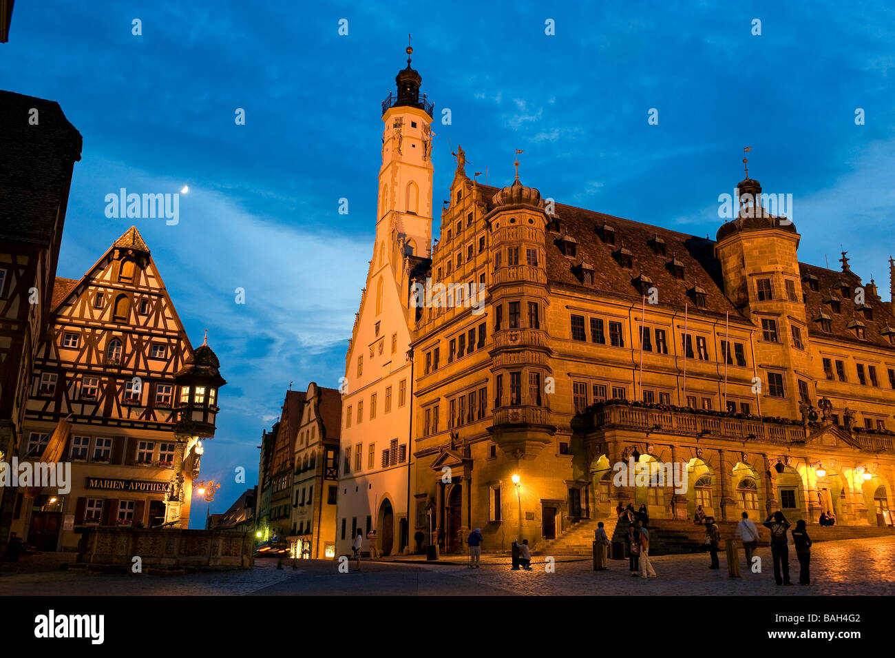 Germany, bavaria, romantic road (romantische strasse), rothenburg ...