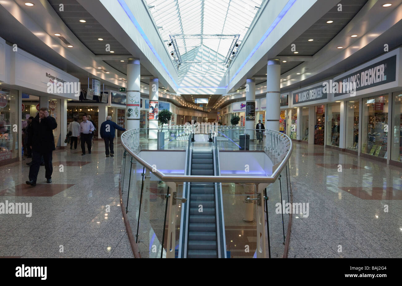 Salford Quays Greater Manchester England UK Top floor of Lowry Outlet