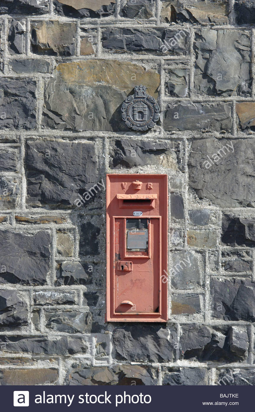 African POST OFFICE LETTERBOX MAILBOX CAPE TOWN SOUTH AFRICA MAIL Stock