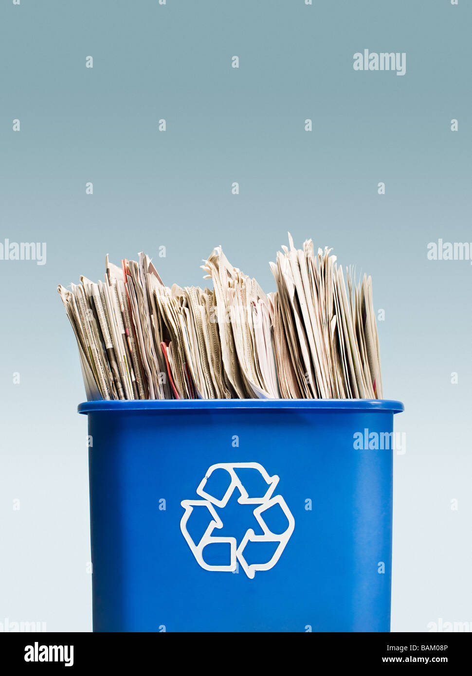 Newspapers in a recycling bin Stock Photo, Royalty Free Image 23796214