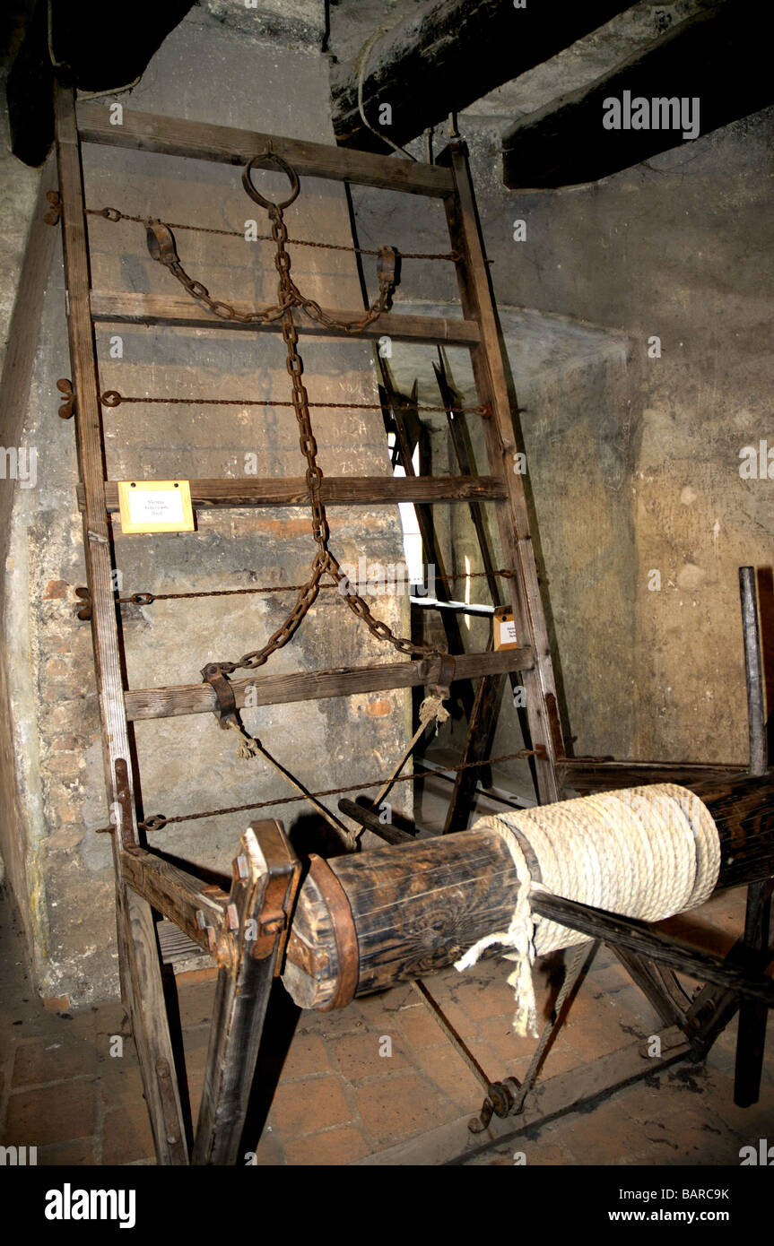 Prague the Capital of the Czech Republic. Dungeon and torture chamber