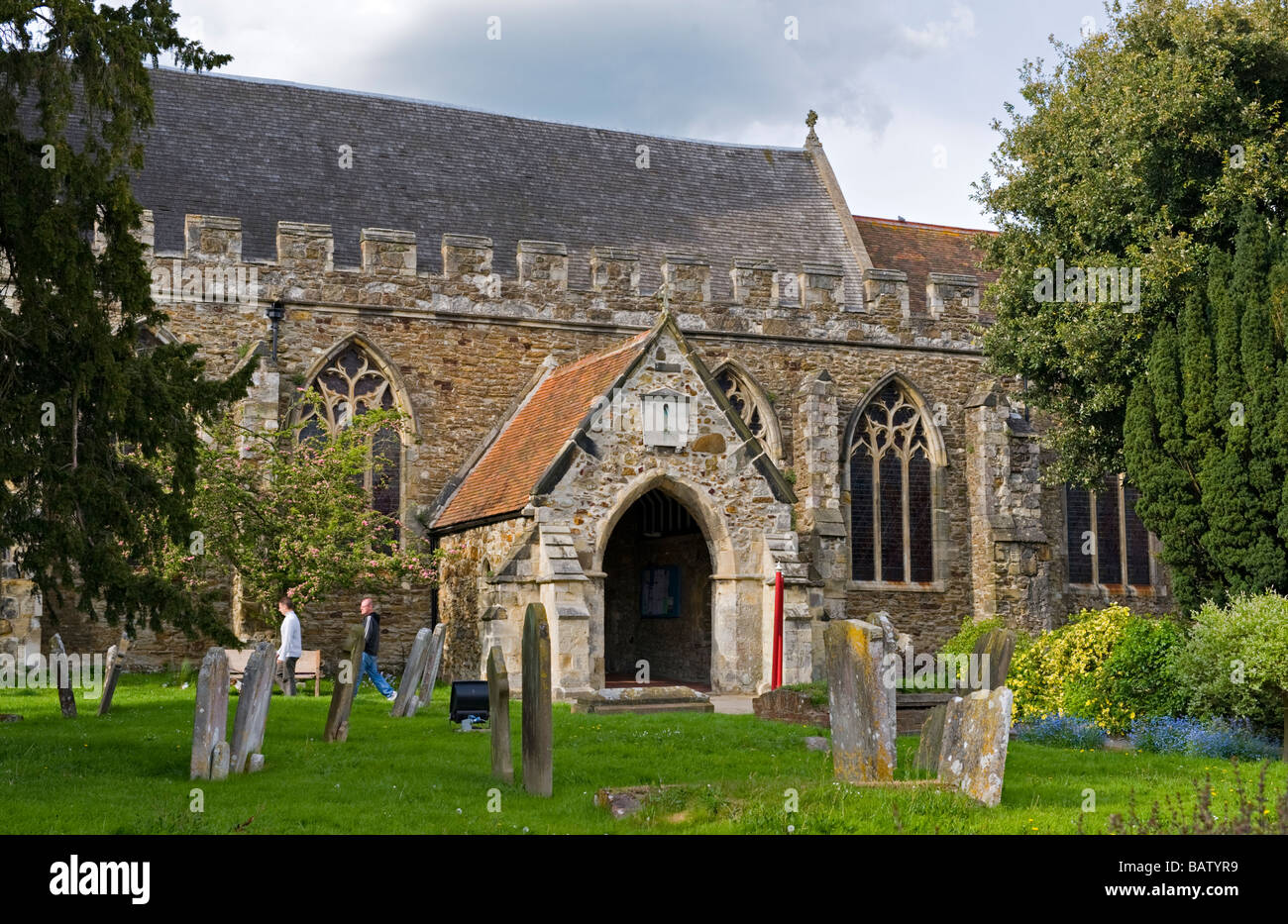 St. Mildred's Church, Tenterden, Kent, England Stock Photo, Royalty