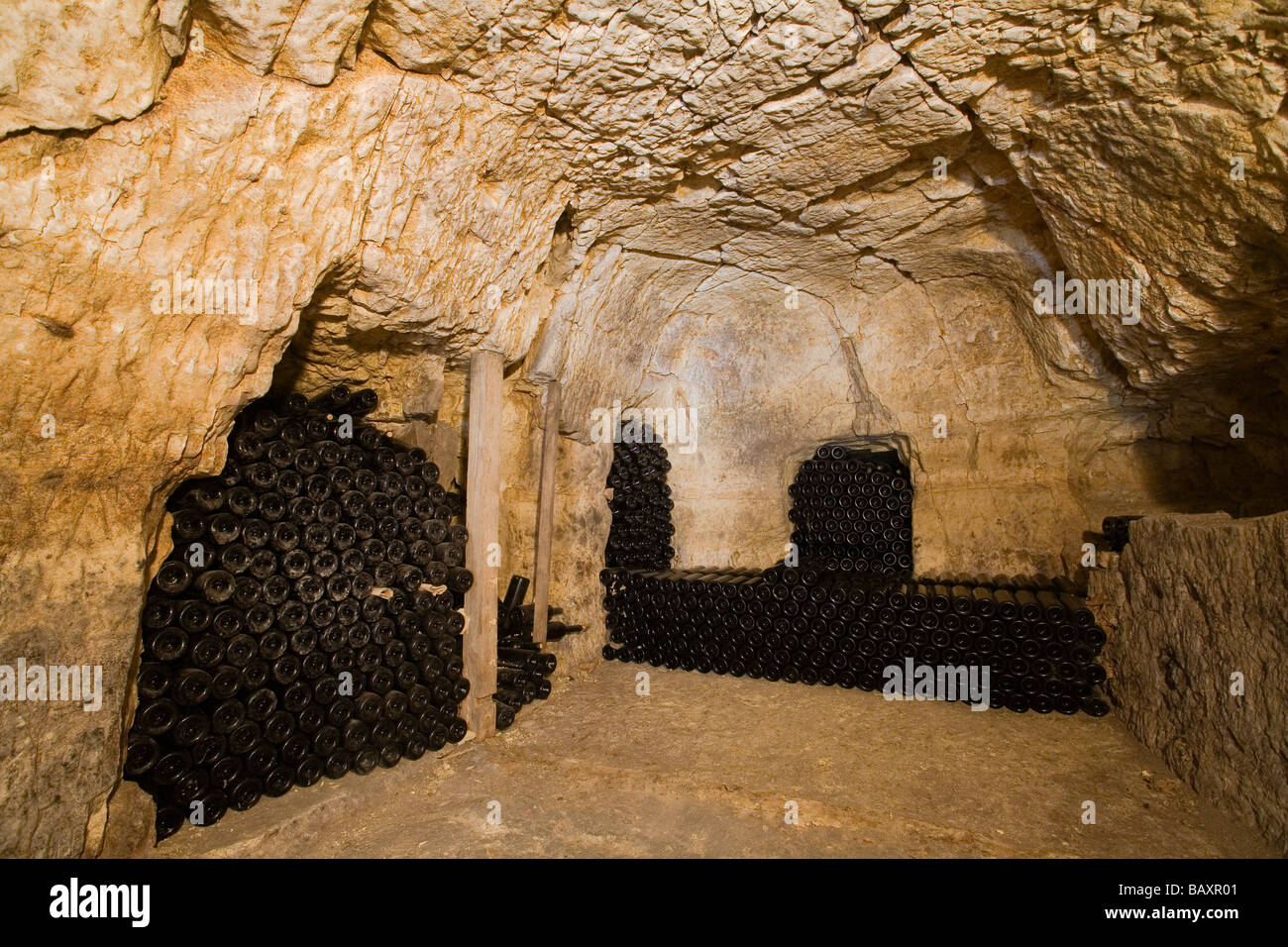 A wine cellar in an old cave, Sterna Winery, Kathikas, Laona, South