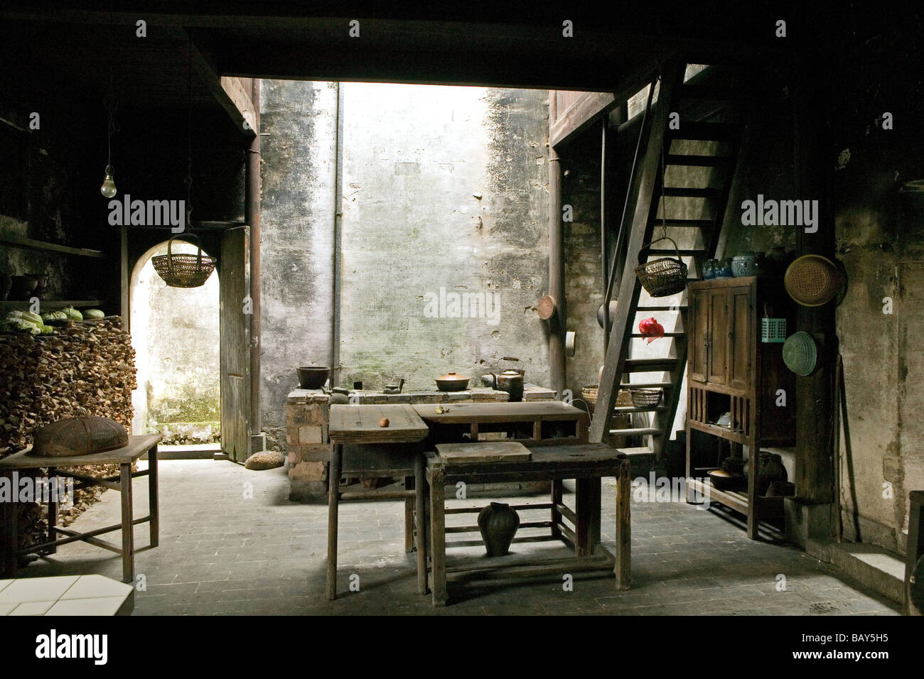 Traditional chinese house interior Traditional chinese house interior