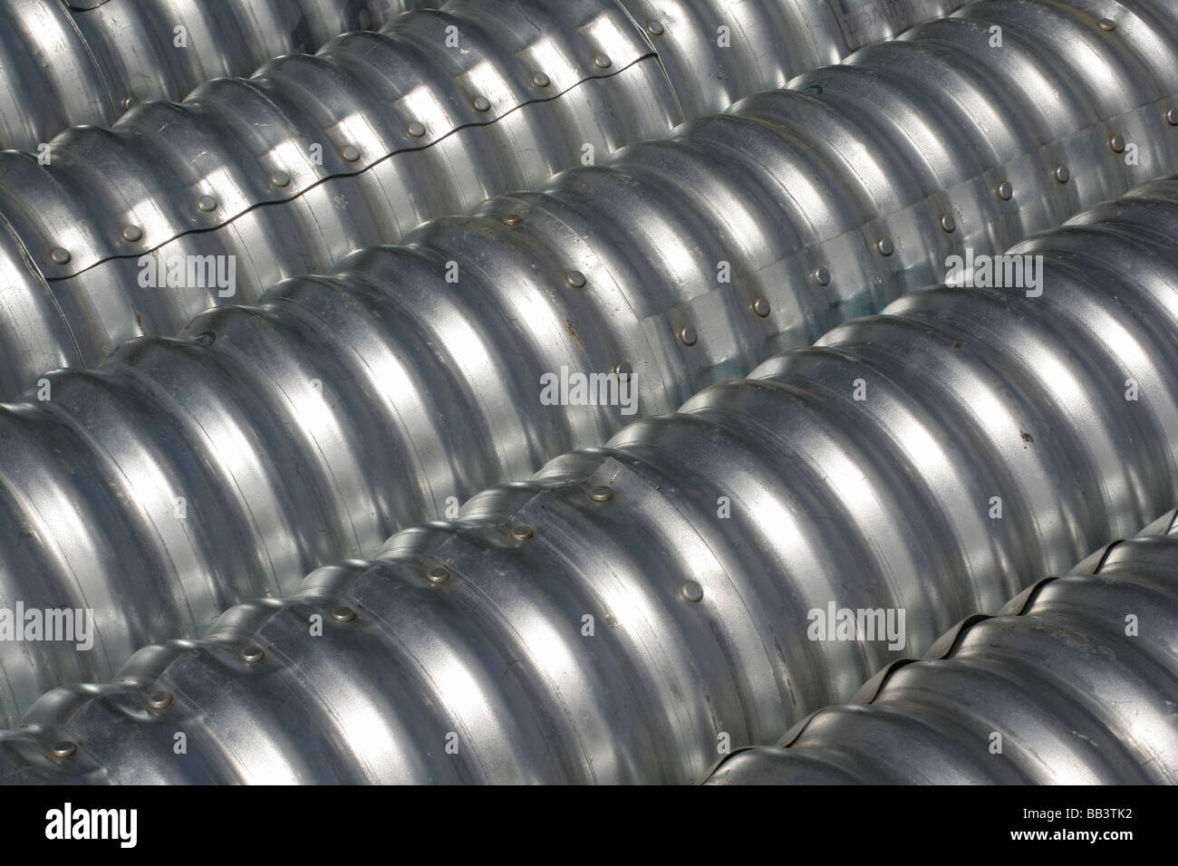 Galvanized culvert pipe Stock Photo, Royalty Free Image 24056790 Alamy