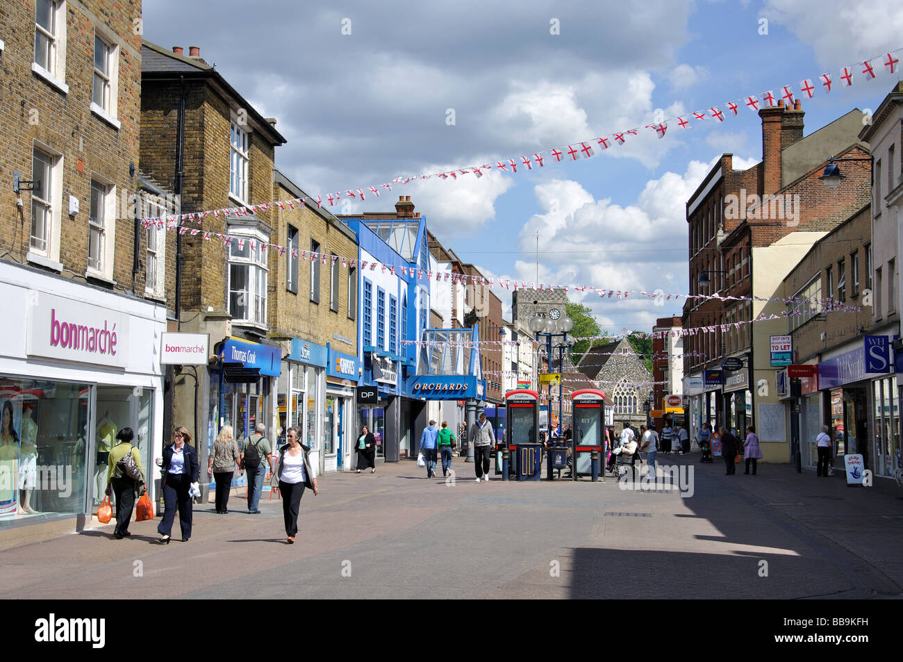 High Street, Dartford, Kent, England, United Kingdom Stock Photo 24184485 Alamy