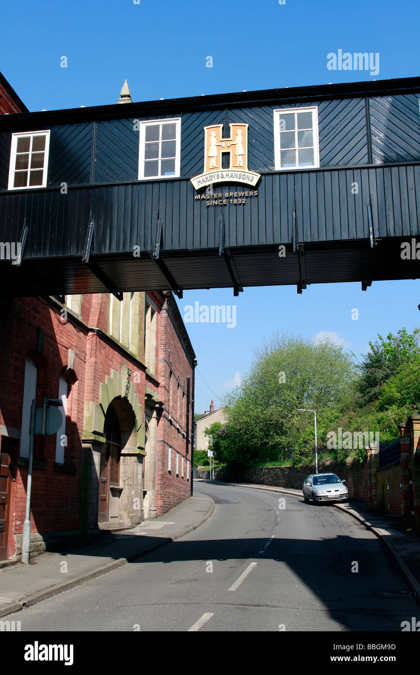 The now disused Hardy and Hansons brewery in Kimberley Nottingham the