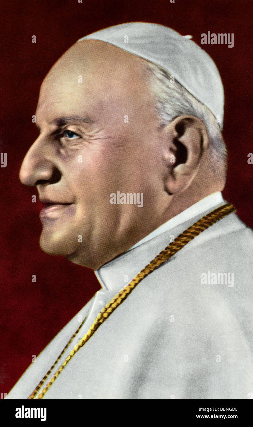 John XXIII (<b>Angelo Giuseppe</b> Roncalli), 25.11.1881 - 3.6.1963, ... - john-xxiii-angelo-giuseppe-roncalli-25111881-361963-pope-since-1958-BBNGDE