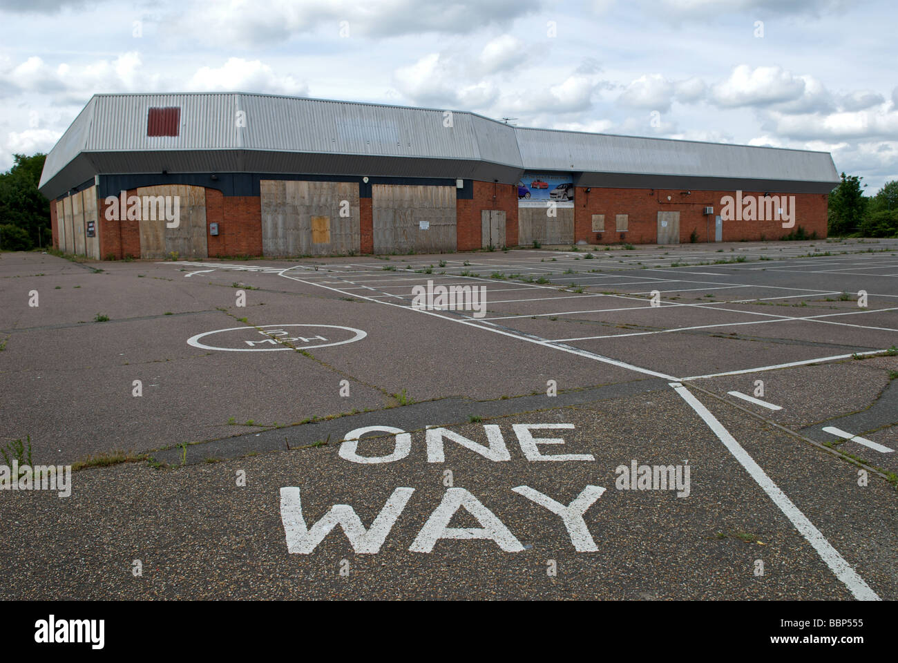 Closed down car dealership Stock Photo, Royalty Free Image 24458593