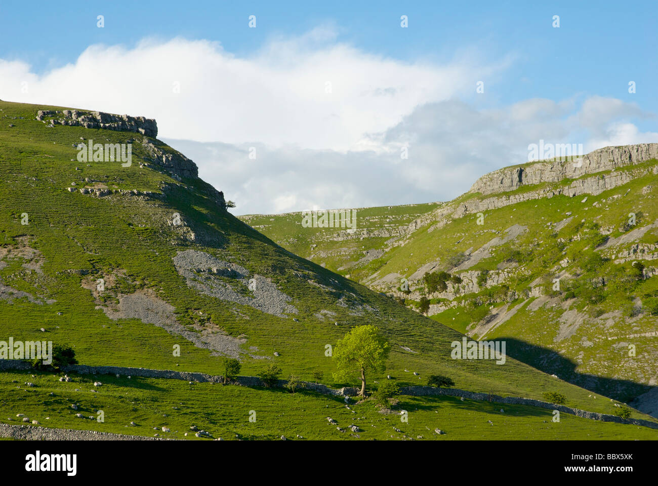 Limestone Scenery Near Malham Yorkshire Dales National Park North