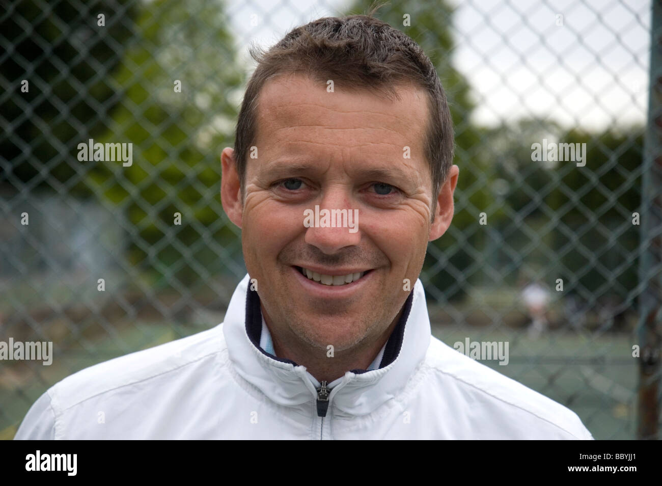 Dan Bloxham, head coach of the Wimbledon Junior Tennis Initiative and Master of Ceremonies, - dan-bloxham-head-coach-of-the-wimbledon-junior-tennis-initiative-and-BBYJJ1