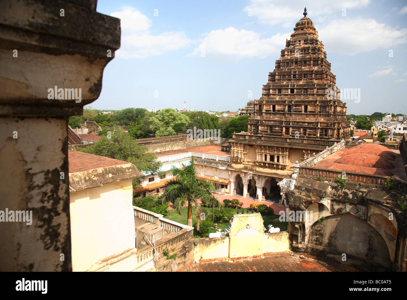 India Tamil Nadu Thanjavur Tanjore Royal Palace And Museums Stock