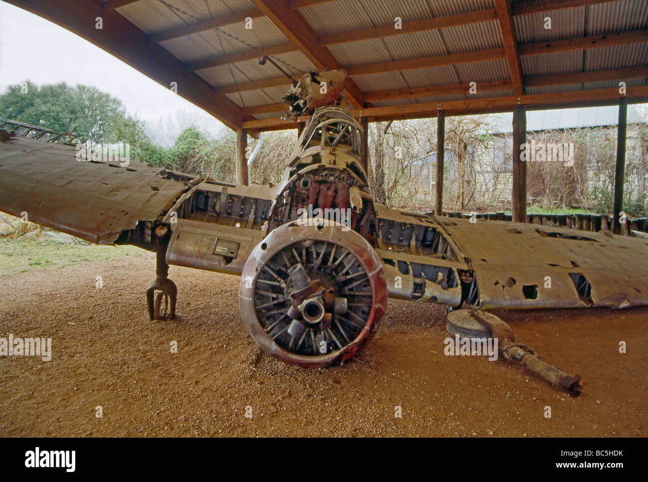 Aichi 03a Val Japanese Ww2 Dive Bomber At Museum Of The Pacific War Stock Photo, Royalty Free