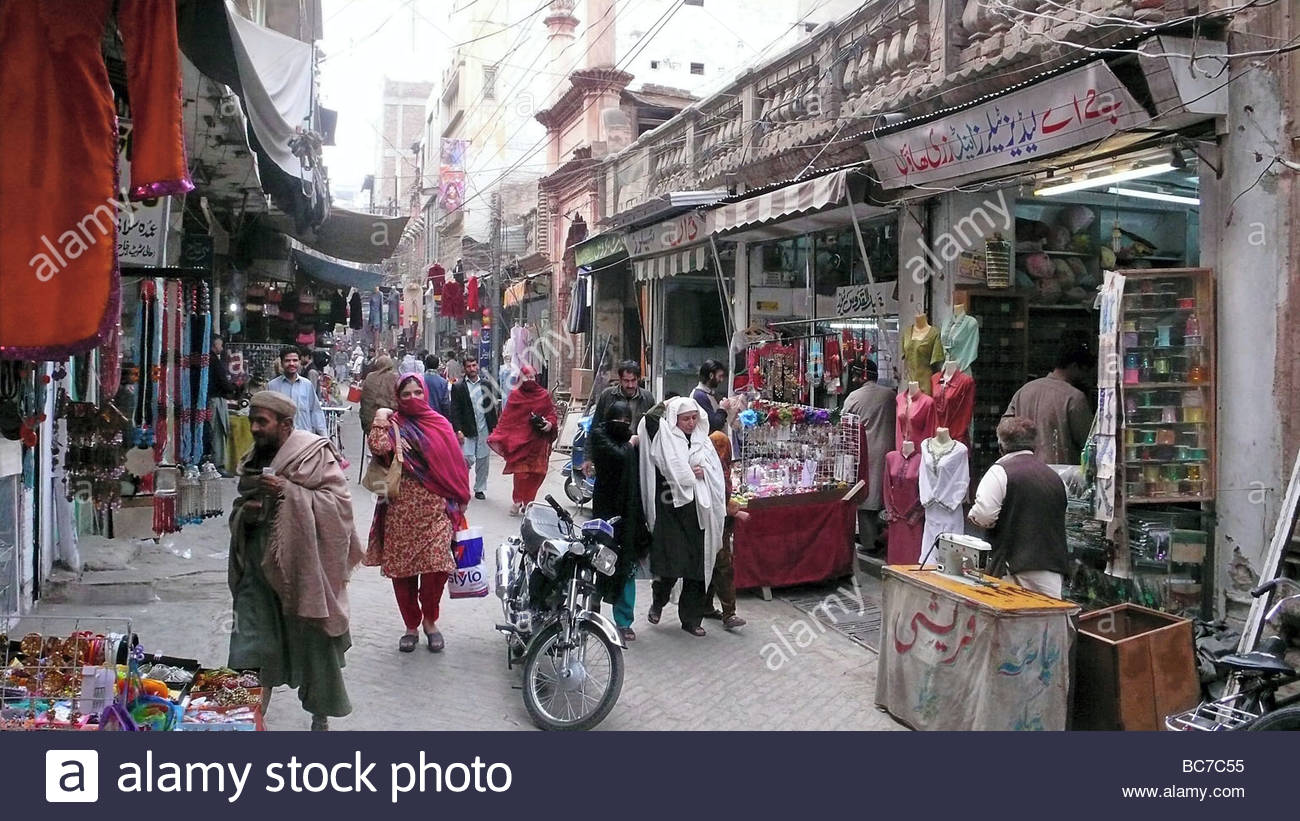 Shops in Peshawar Pakistan Stock Photo, Royalty Free Image 24749457