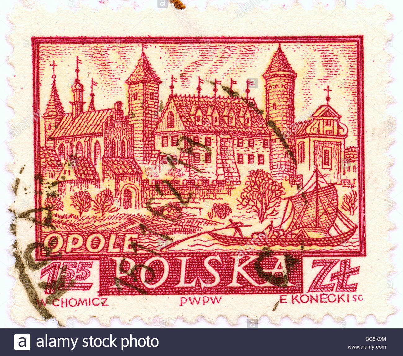 Collection of Polish stamps Stock Photo, Royalty Free Image 24777024