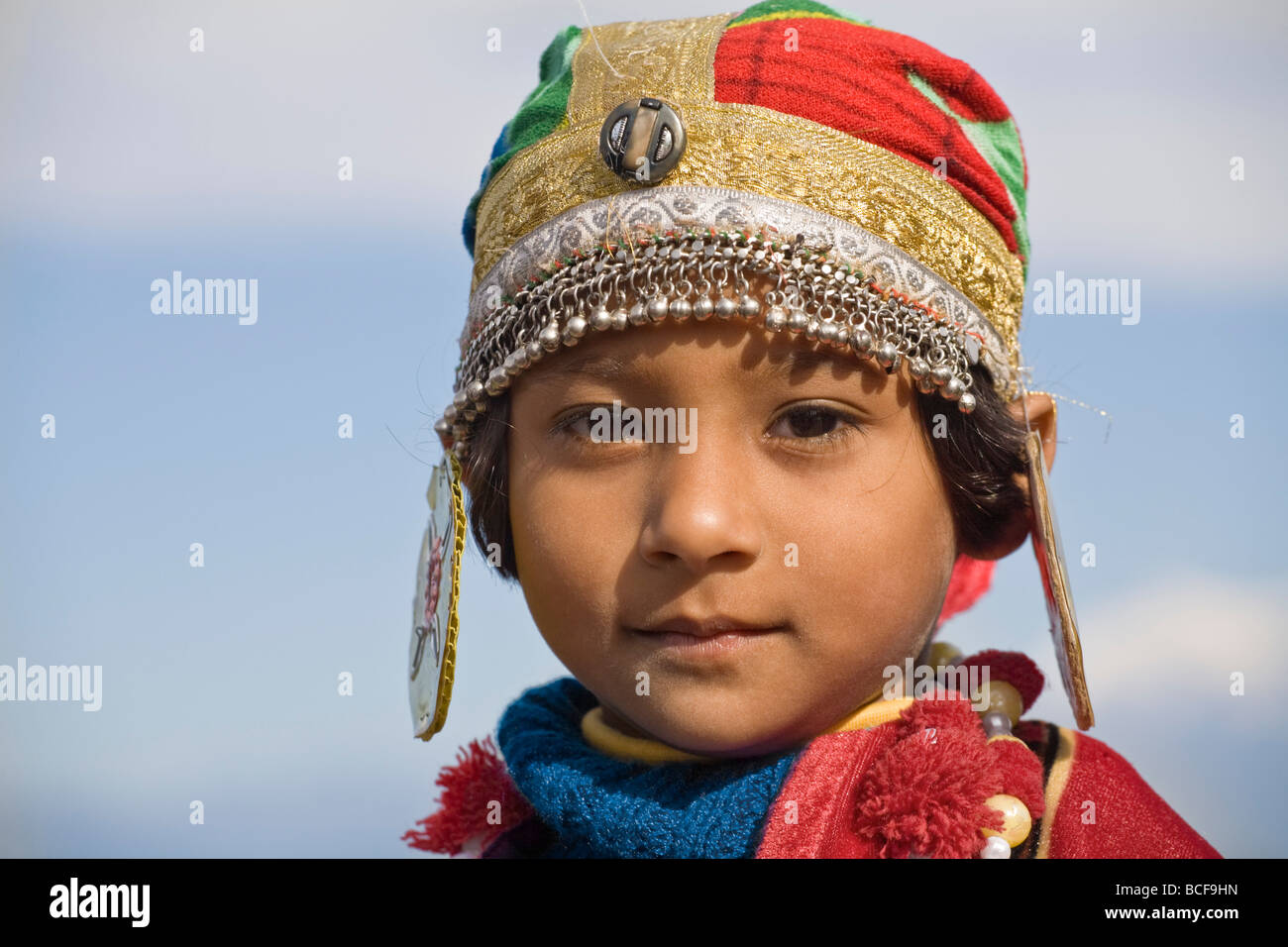 <b>India, West</b> Bengal, Darjeeling, Child - Stock Image - india-west-bengal-darjeeling-child-BCF9HN