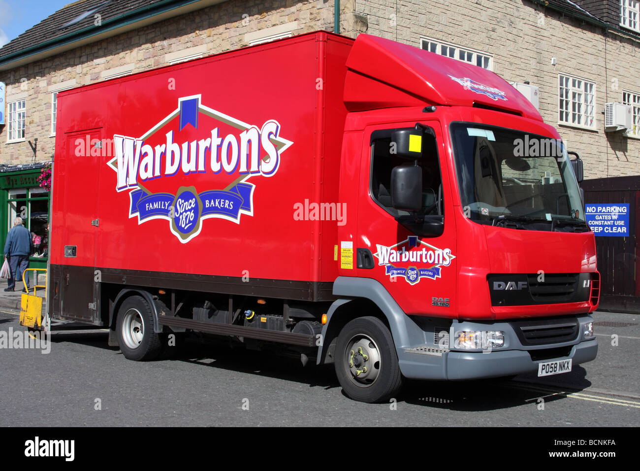 A Warburtons delivery lorry on a U.K. street Stock Photo, Royalty Free Image: 25062558  Alamy