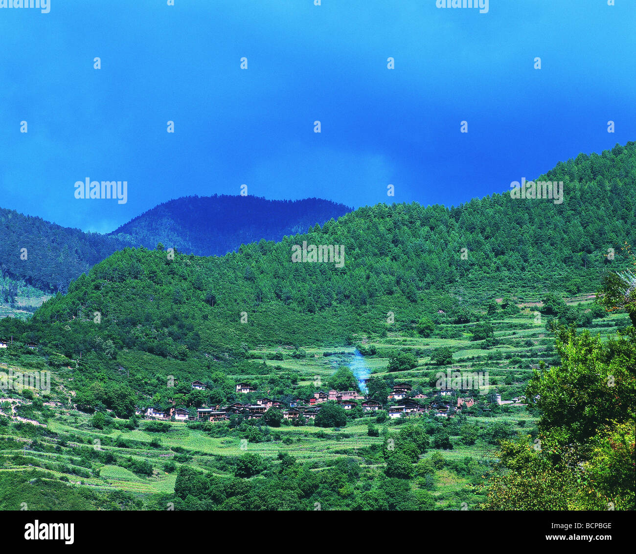 Lisu ethnic minority village, Weixi Lisu Autonomous County, DiQing