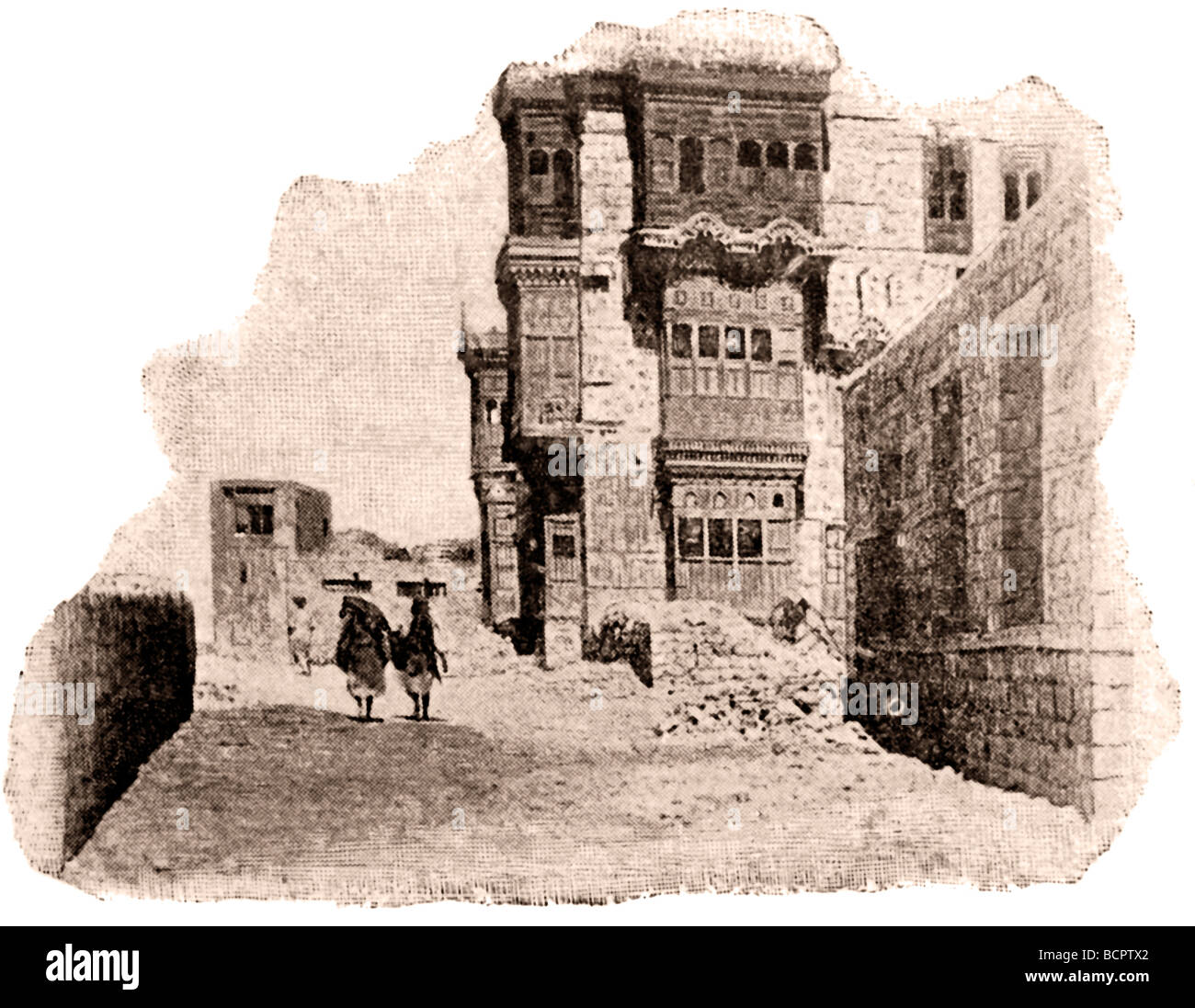 Saudi Arabia Historical Houses In Mecca Stock Photo, Royalty Free Image
