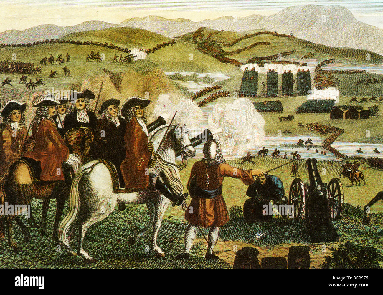 IRELAND Battle of Vinegar Hill 1798. Catholic rebels being driven Stock