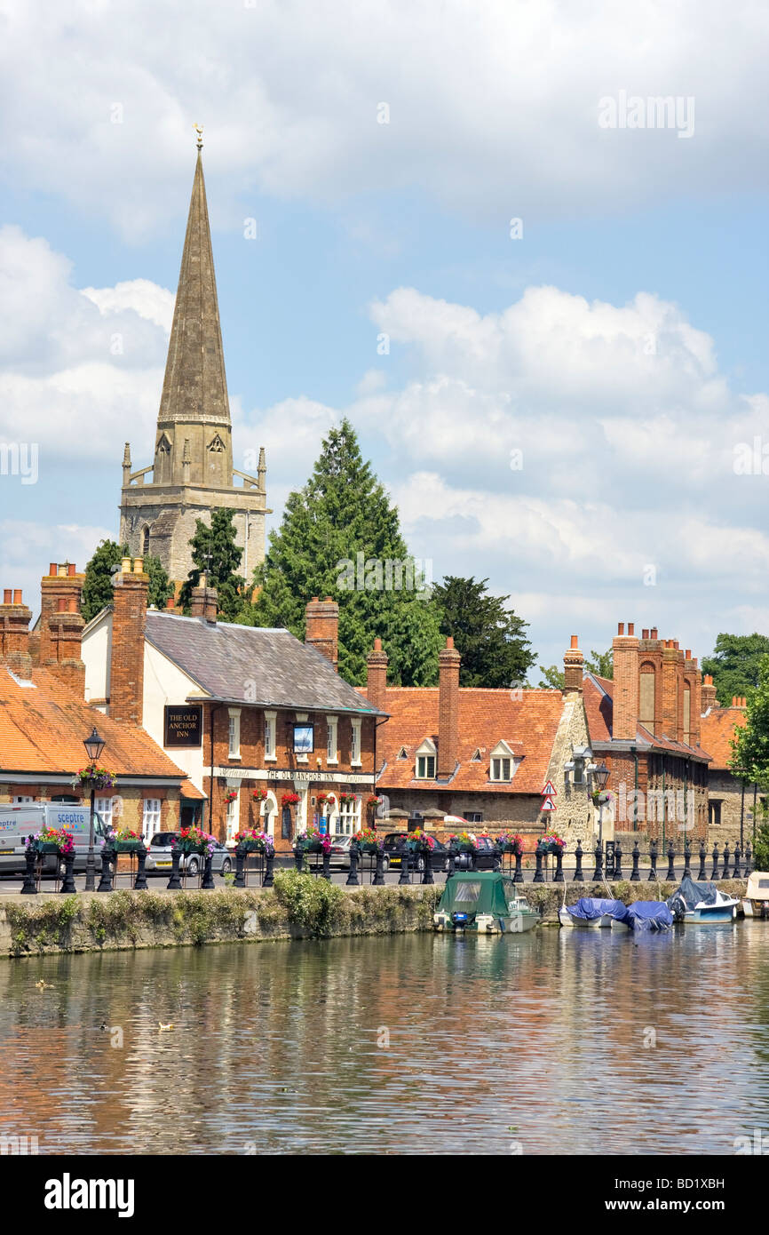 Abingdon thames river view Stock Photo, Royalty Free Image 25243557