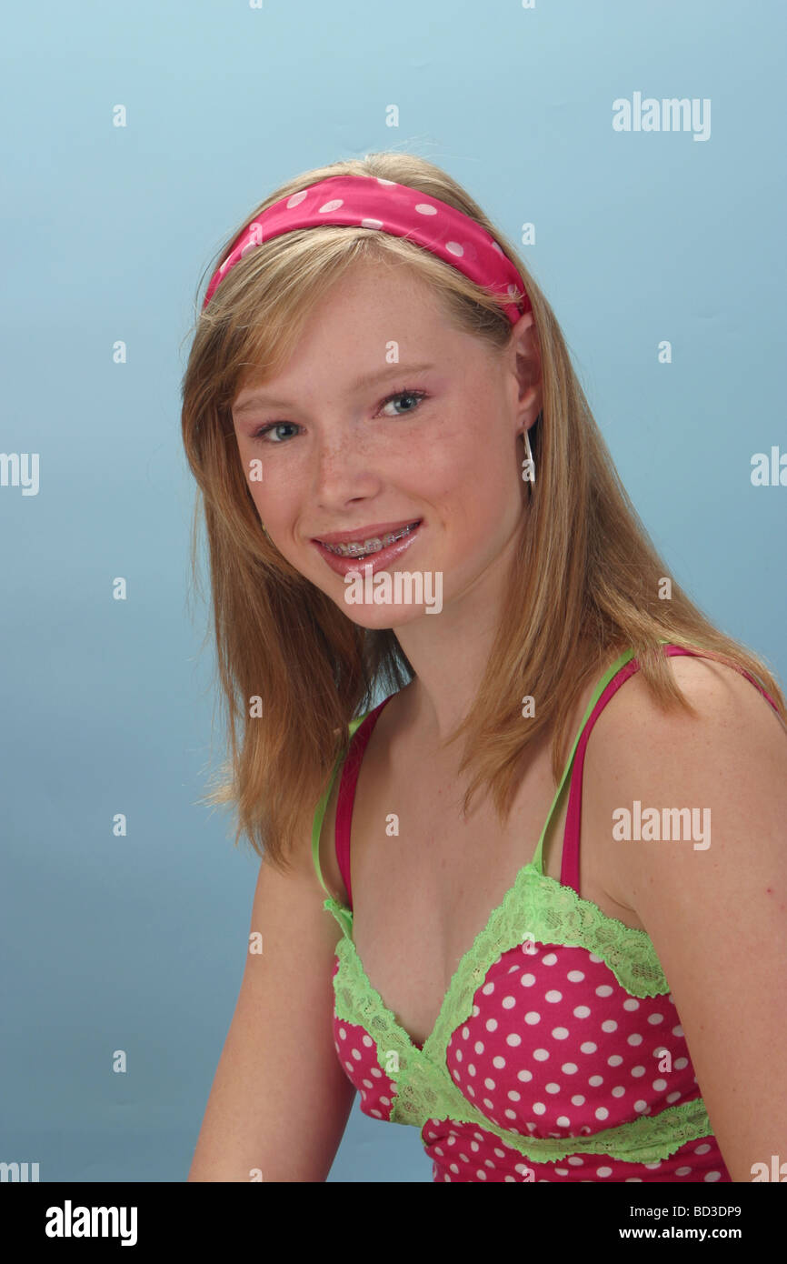 Shows Off Her Braces Cute Tee