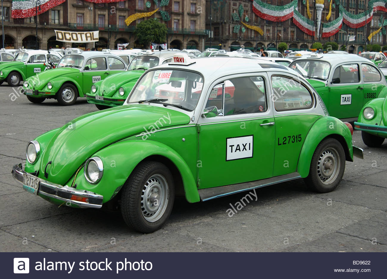 VW beetle Taxi in Mexico City,Mexico Stock Photo, Royalty ...