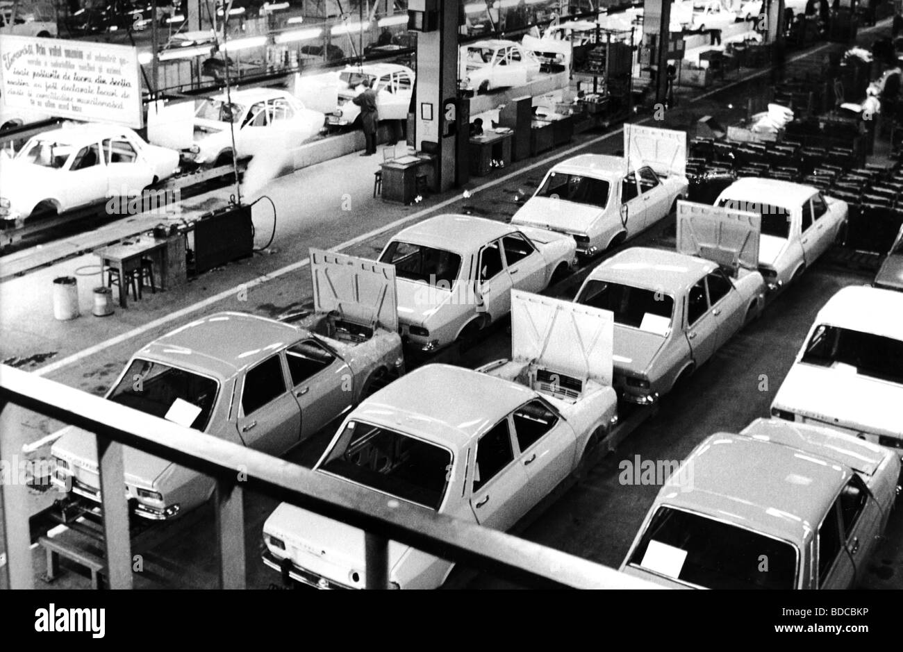 industry, car industry, Dacia, assembly line, Romania, 1950s / 1960s