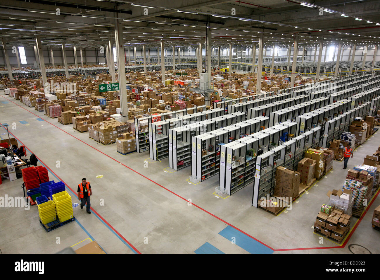 Amazon Distribution Centre, Swansea Stock Photo, Royalty Free Image