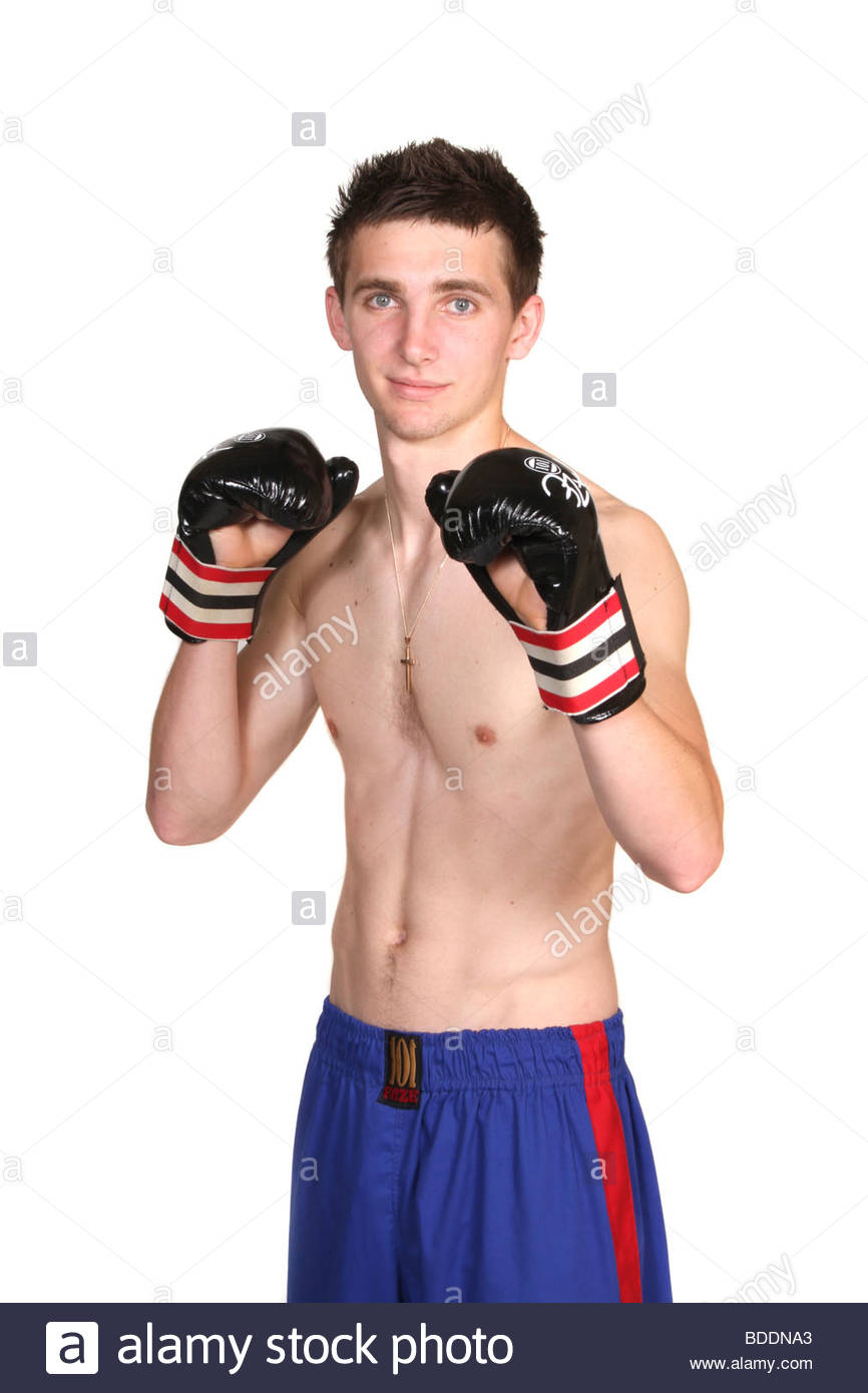 Teen boy in boxer Teen boy in boxer