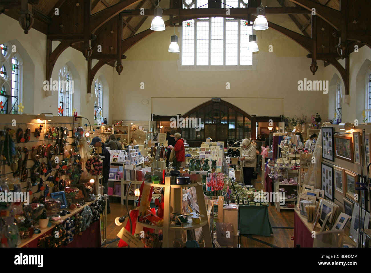Inside the Lyn Valley Art and Craft Centre housed in a converted ... Inside the Lyn Valley Art and Craft Centre housed in a converted ...